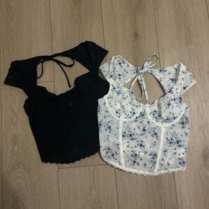 Garage Corset Bundle - Black and Floral